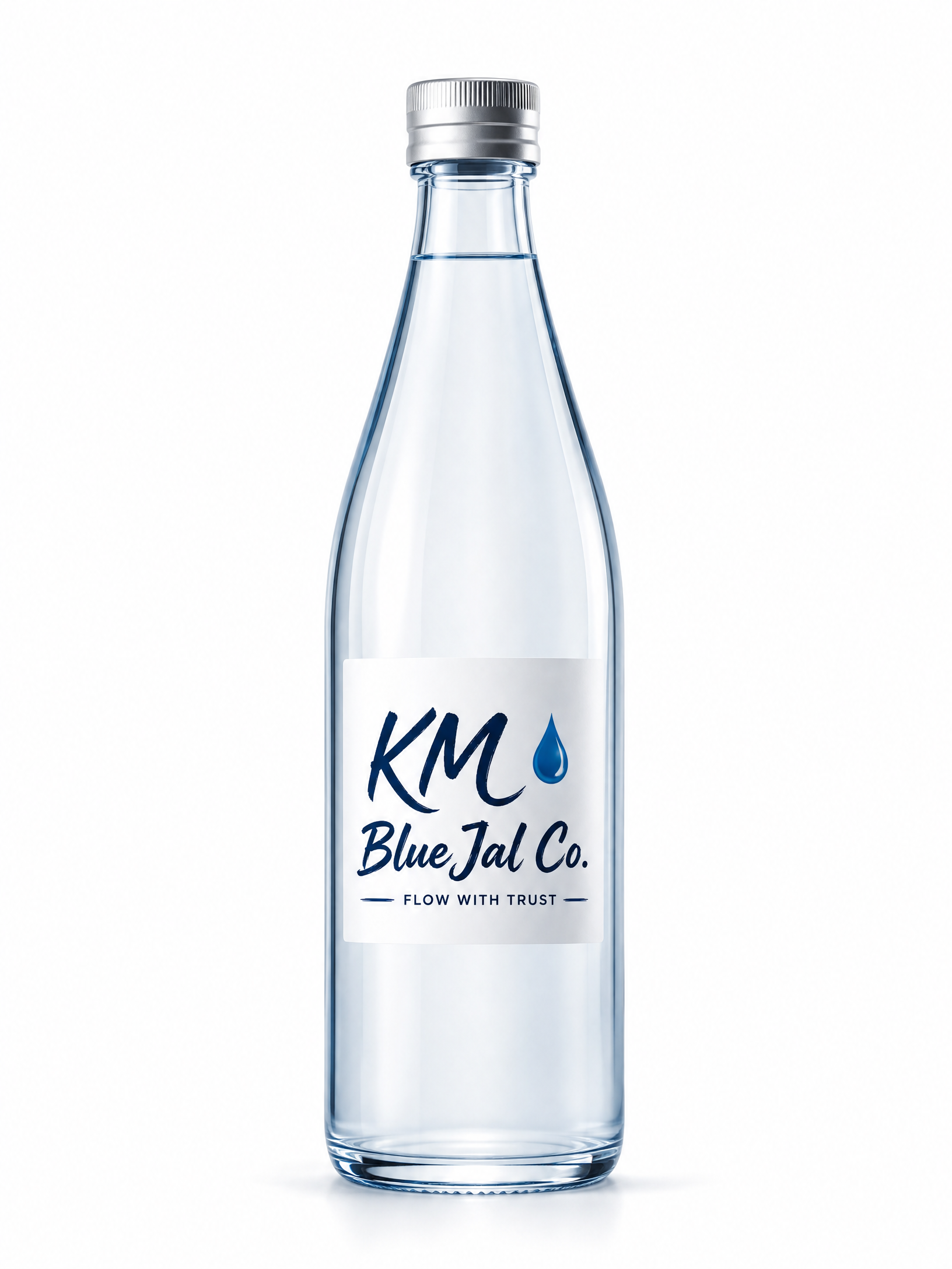 Glass Bottle — KM Blue Jal Co.